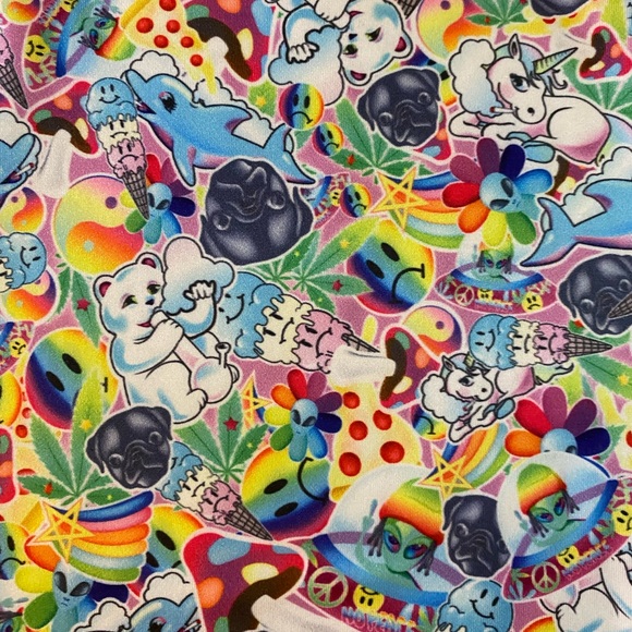 UNIF Rainbow Lisa Frank Crop Small - Picture 4 of 6